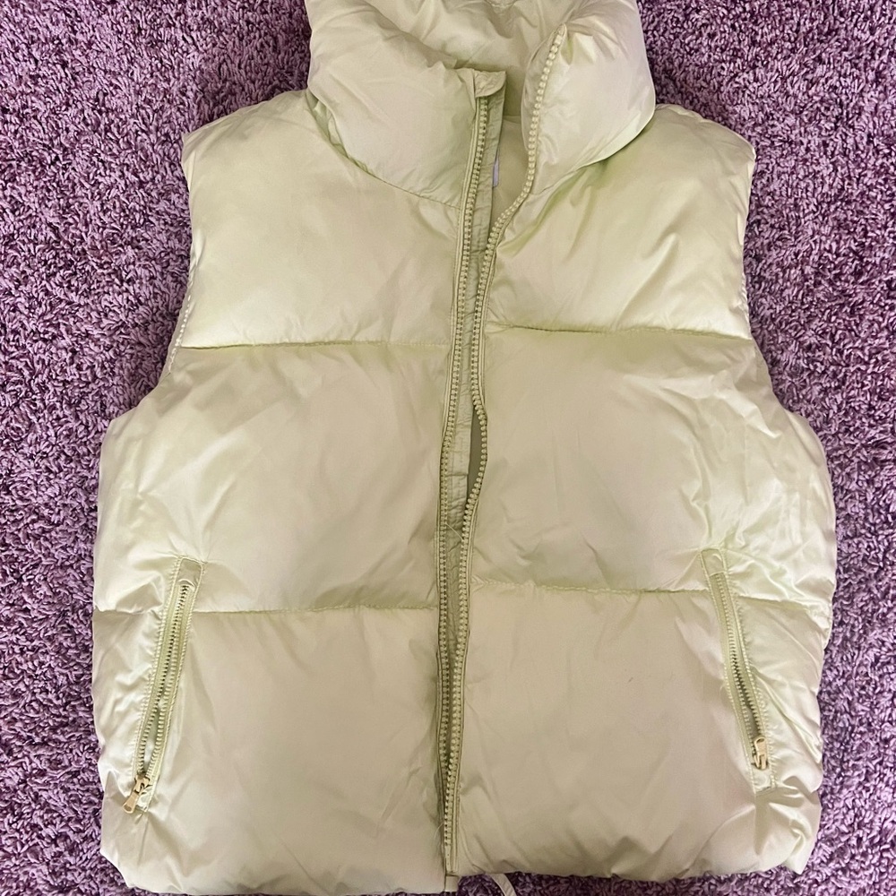 Old Navy Bright Yellow Puffer Vest